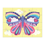Mudpuppy: puzzle progresywne 4w1 Magia jednorożców - Noski Noski