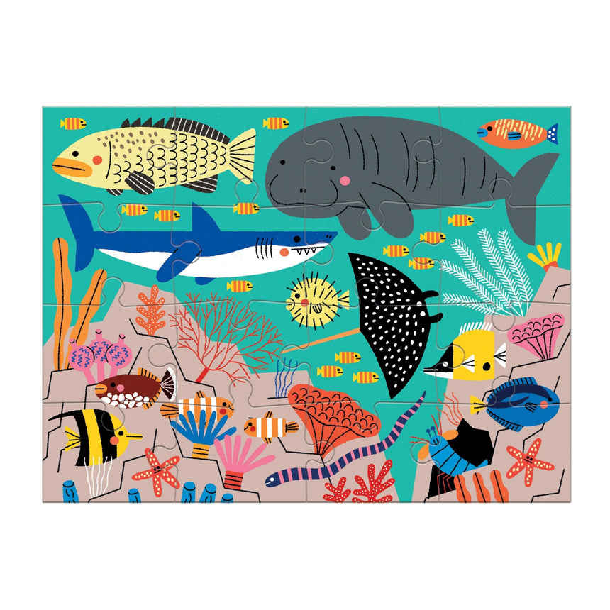 Mudpuppy: puzzle progresywne 4w1 Oceany świata - Noski Noski