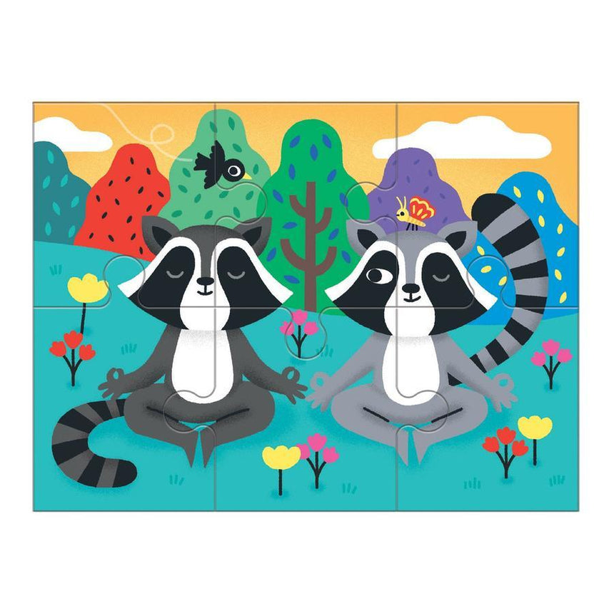 Mudpuppy: puzzle progresywne 4w1 uważność Mindfulness - Noski Noski