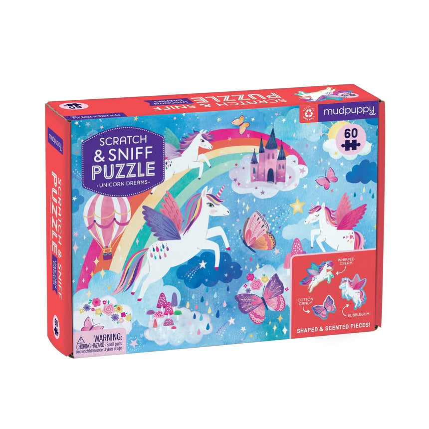 Mudpuppy: puzzle sensoryczne Sen jednorożca 60 el. - Noski Noski