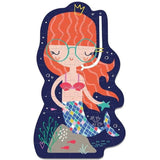 Mudpuppy: puzzle Shaped Puzzle Mermaid 50 el. - Noski Noski