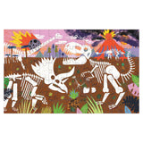 Mudpuppy: puzzle soczewkowe dinozary Lenticular Puzzle 75 el. - Noski Noski