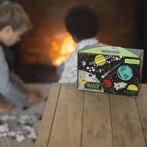 Mudpuppy: puzzle świecące w ciemności Kosmos - Noski Noski
