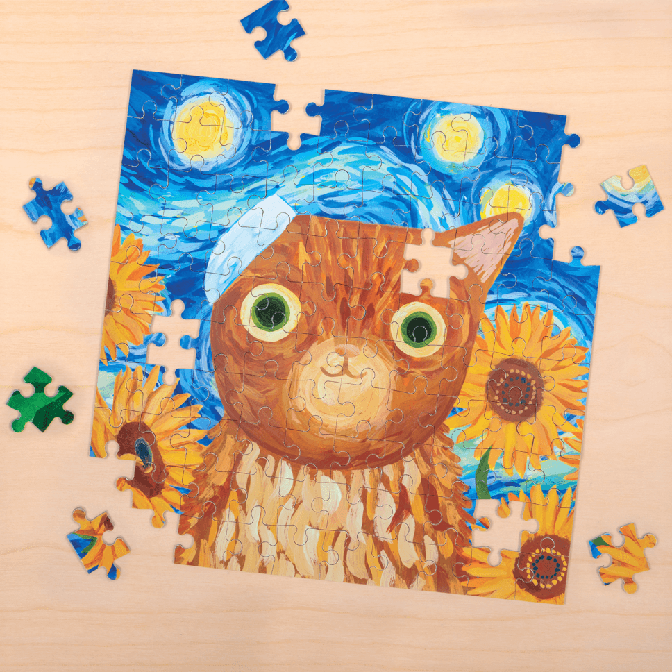 Mudpuppy: puzzle Vincat Van Gogh 100 el. - Noski Noski