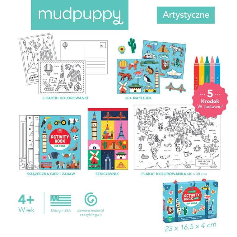 Mudpuppy: zestaw kreatywny Activity Pack to Go Podróże - Noski Noski