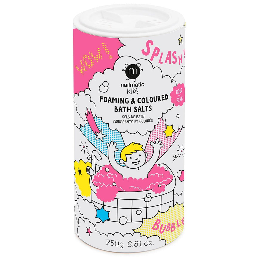 Nailmatic: kolorowa sól do kąpieli Foaming & Coloured Bath Salts - Noski Noski