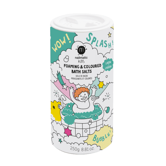 Nailmatic: kolorowa sól do kąpieli Foaming & Coloured Bath Salts - Noski Noski