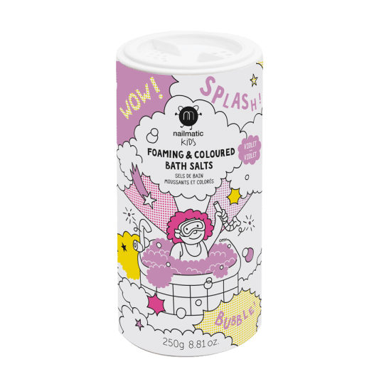 Nailmatic: kolorowa sól do kąpieli Foaming & Coloured Bath Salts - Noski Noski
