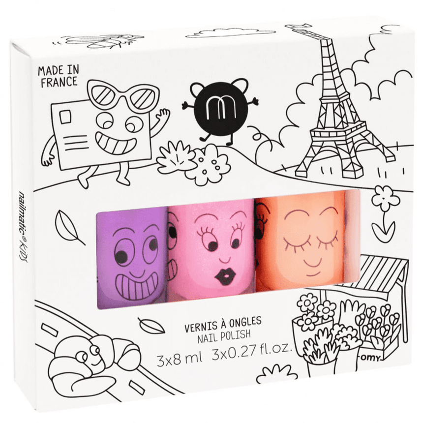 Nailmatic: lakier do paznokci dla dzieci Nail Polish 3 szt. - Noski Noski