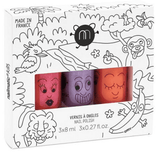 Nailmatic: lakier do paznokci dla dzieci Nail Polish 3 szt. - Noski Noski