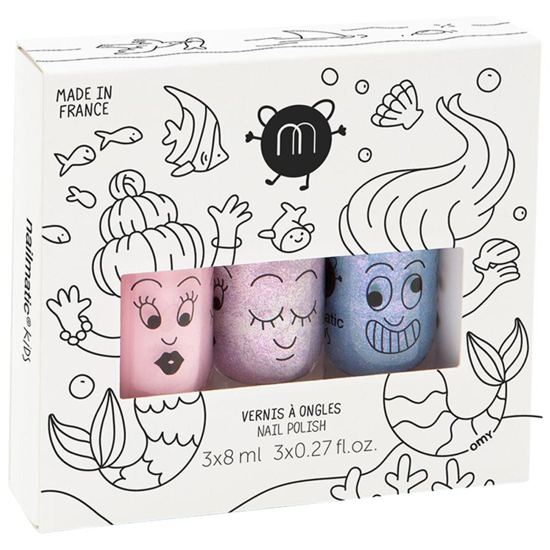 Nailmatic: lakier do paznokci dla dzieci Nail Polish 3 szt. - Noski Noski