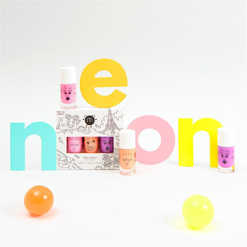 Nailmatic: lakier do paznokci dla dzieci Nail Polish 3 szt. - Noski Noski