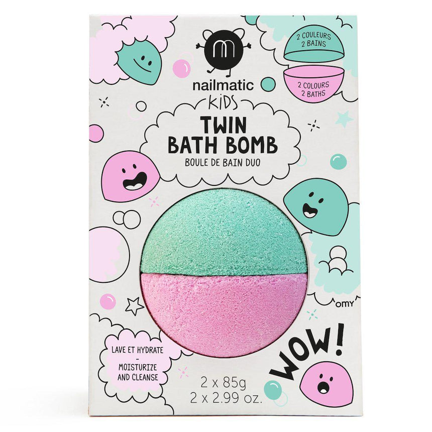 Nailmatic: podwójna kula do kąpieli Twin Bath Bomb - Noski Noski