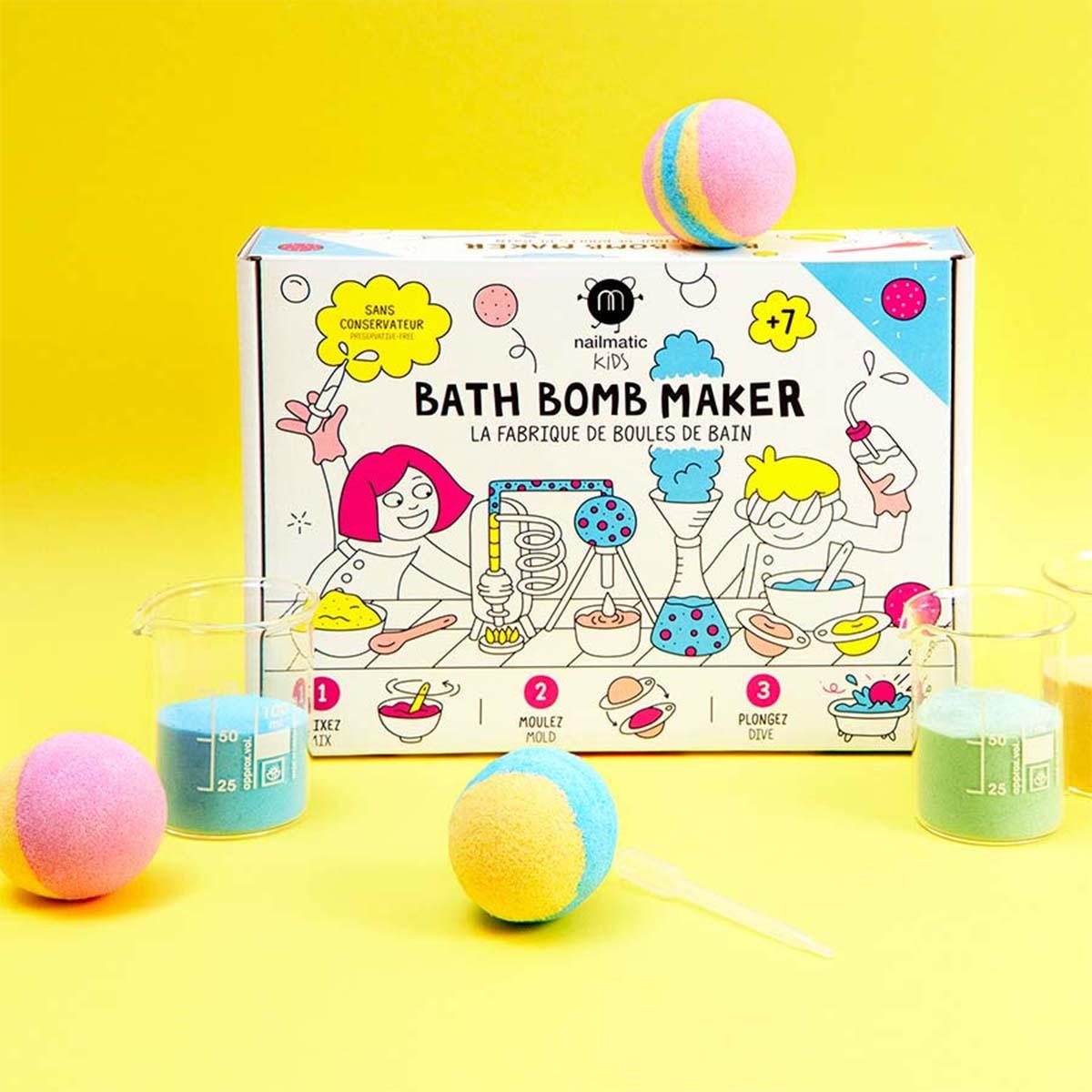 Nailmatic: zestaw do tworzenia kul do kąpieli Bath Bomb Maker - Noski Noski