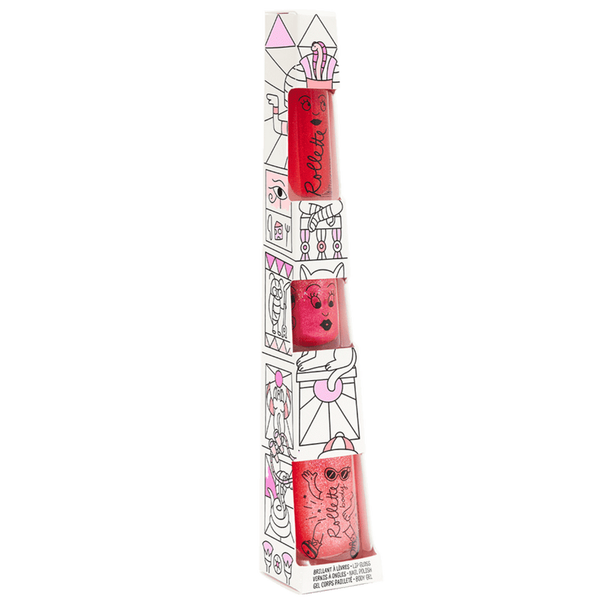 Nailmatic: zestaw prezentowy lakier błyszczyk i roller Like an Egyptian - Noski Noski