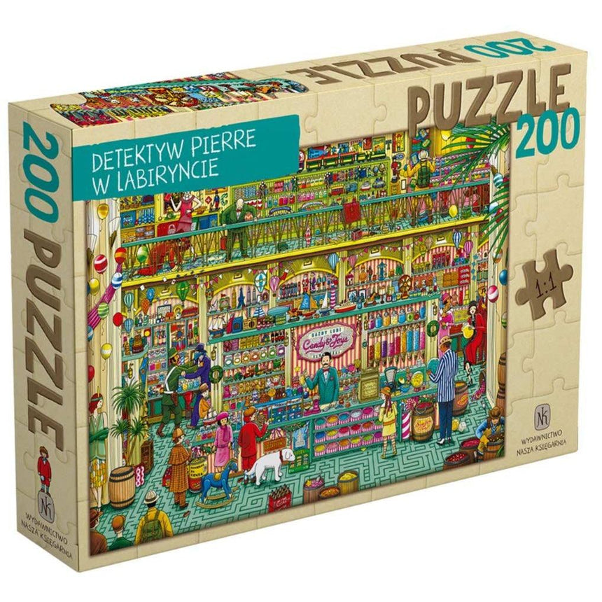 Nasza Księgarnia: puzzle Detektyw Pierre w Labiryncie 200 el. - Noski Noski
