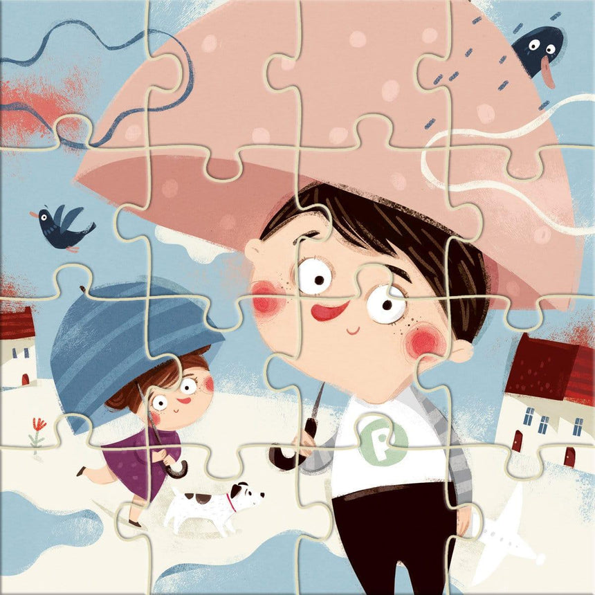 Nasza Księgarnia: puzzle Pucio 3w1 - Noski Noski