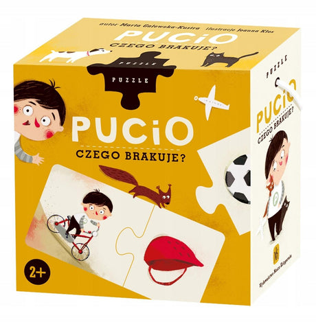 Nasza Księgarnia: puzzle Pucio. Czego brakuje? - Noski Noski