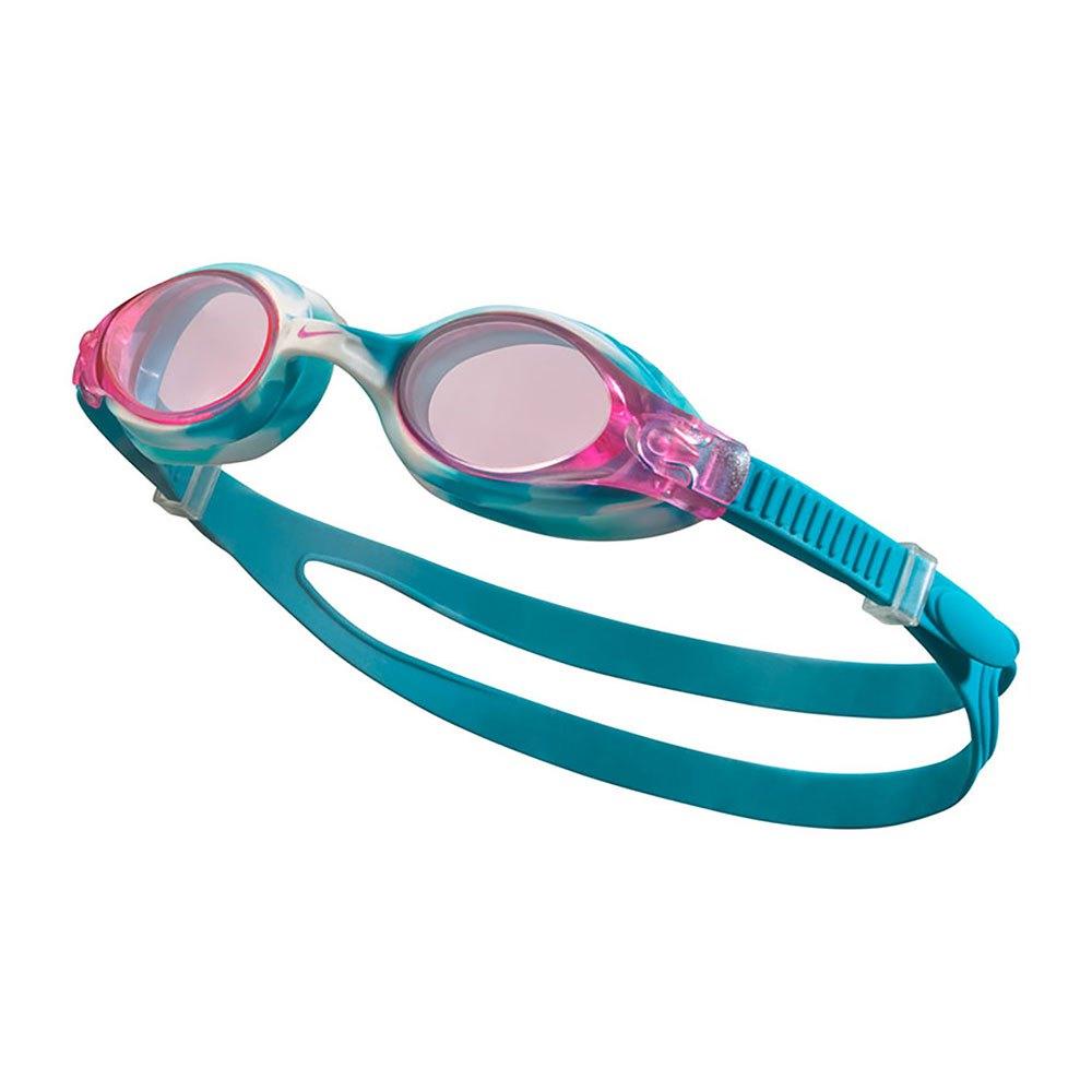 Nike: okularki pływackie Lil' Swoosh Junior Pink - Noski Noski
