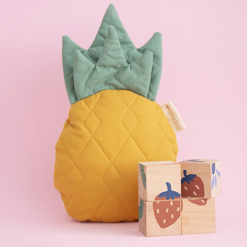 Nobodinoz: drewniane klocki w saszetce Wooden Blocks - Noski Noski
