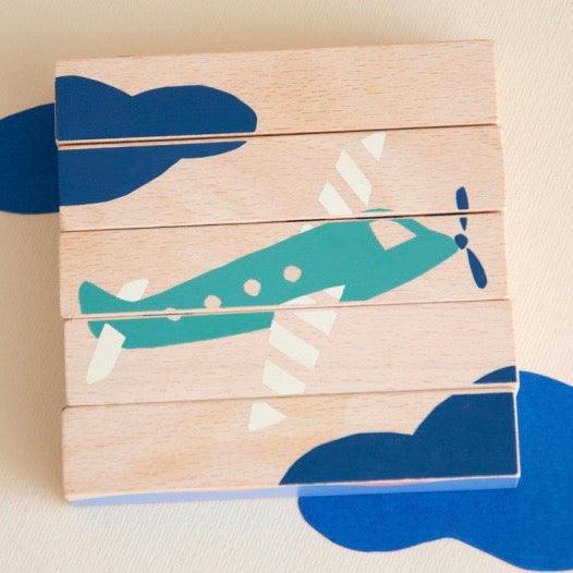 Nobodinoz: drewniane klocki w saszetce Wooden Blocks - Noski Noski
