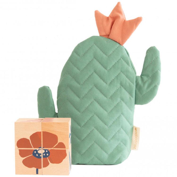 Nobodinoz: drewniane klocki w saszetce Wooden Blocks - Noski Noski