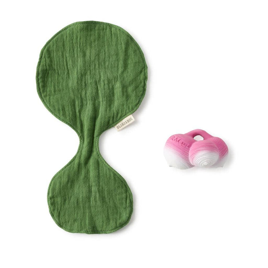 Oli and Carol: gryzak z pieluszką rzodkiewka Mini Doudou Teether - Noski Noski
