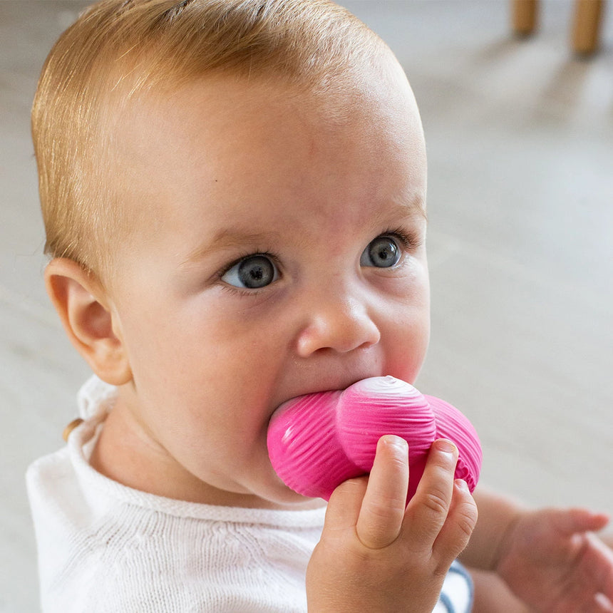 Oli and Carol: gryzak z pieluszką rzodkiewka Mini Doudou Teether - Noski Noski