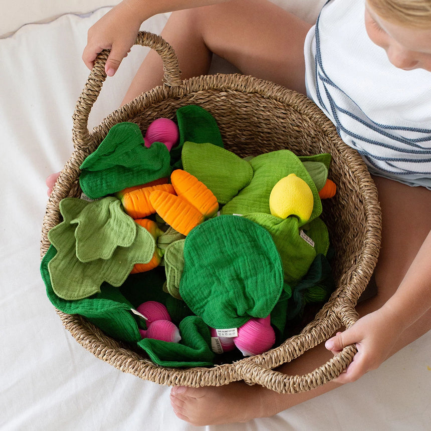 Oli and Carol: gryzak z pieluszką rzodkiewka Mini Doudou Teether - Noski Noski