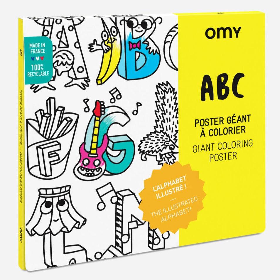 OMY: gigantyczna kolorowanka alfabet ABC - Noski Noski
