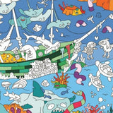 OMY: gigantyczna kolorowanka Giant Coloring Poster 100x70 cm - Noski Noski