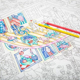 OMY: gigantyczna kolorowanka Giant Coloring Poster 100x70 cm - Noski Noski