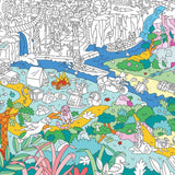 OMY: gigantyczna kolorowanka Giant Coloring Poster 100x70 cm - Noski Noski