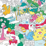 OMY: gigantyczna kolorowanka Giant Coloring Poster 100x70 cm - Noski Noski
