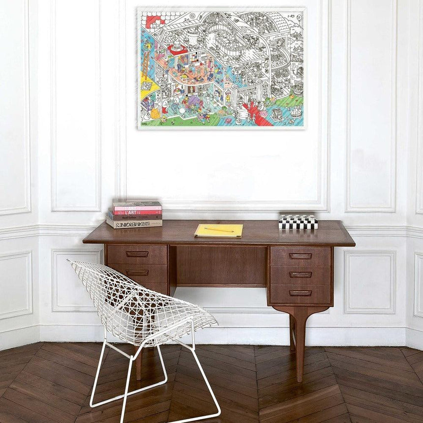 OMY: gigantyczna kolorowanka Giant Coloring Poster 100x70 cm - Noski Noski