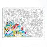 OMY: gigantyczna kolorowanka Giant Coloring Poster 100x70 cm - Noski Noski