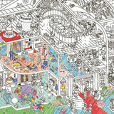 OMY: gigantyczna kolorowanka Giant Coloring Poster 100x70 cm - Noski Noski