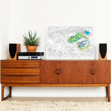 OMY: gigantyczna kolorowanka Giant Coloring Poster 100x70 cm - Noski Noski