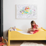 OMY: gigantyczna kolorowanka Giant Coloring Poster 100x70 cm - Noski Noski