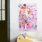 OMY: gigantyczna kolorowanka Giant Coloring Poster 100x70 cm - Noski Noski