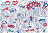 OMY: gigantyczna kolorowanka Giant Coloring Poster 100x70 cm - Noski Noski