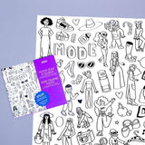 OMY: gigantyczna kolorowanka Giant Coloring Poster 100x70 cm - Noski Noski