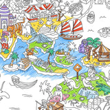 OMY: gigantyczna kolorowanka Giant Coloring Poster 100x70 cm - Noski Noski
