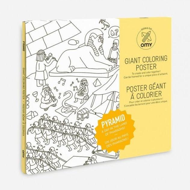 OMY: gigantyczna kolorowanka Giant Coloring Poster 100x70 cm - Noski Noski