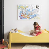OMY: gigantyczna kolorowanka Giant Coloring Poster 100x70 cm - Noski Noski