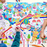 OMY: gigantyczna kolorowanka Giant Coloring Poster 100x70 cm - Noski Noski