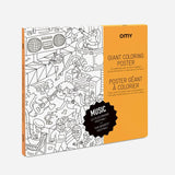OMY: gigantyczna kolorowanka Giant Coloring Poster 100x70 cm - Noski Noski