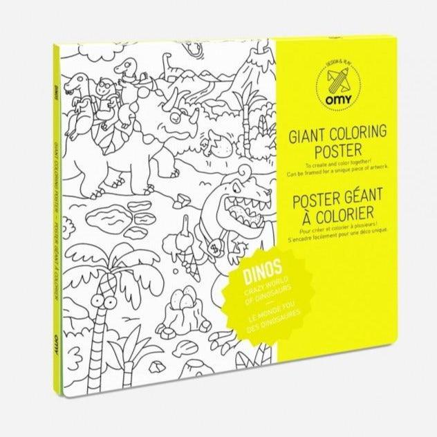 OMY: gigantyczna kolorowanka Giant Coloring Poster 100x70 cm - Noski Noski