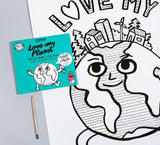 OMY: gigantyczna kolorowanka Love My Planet - Noski Noski