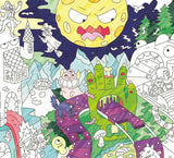 OMY: gigantyczna kolorowanka zombiaki Giant Coloring Poster Zombies 100x70 cm - Noski Noski